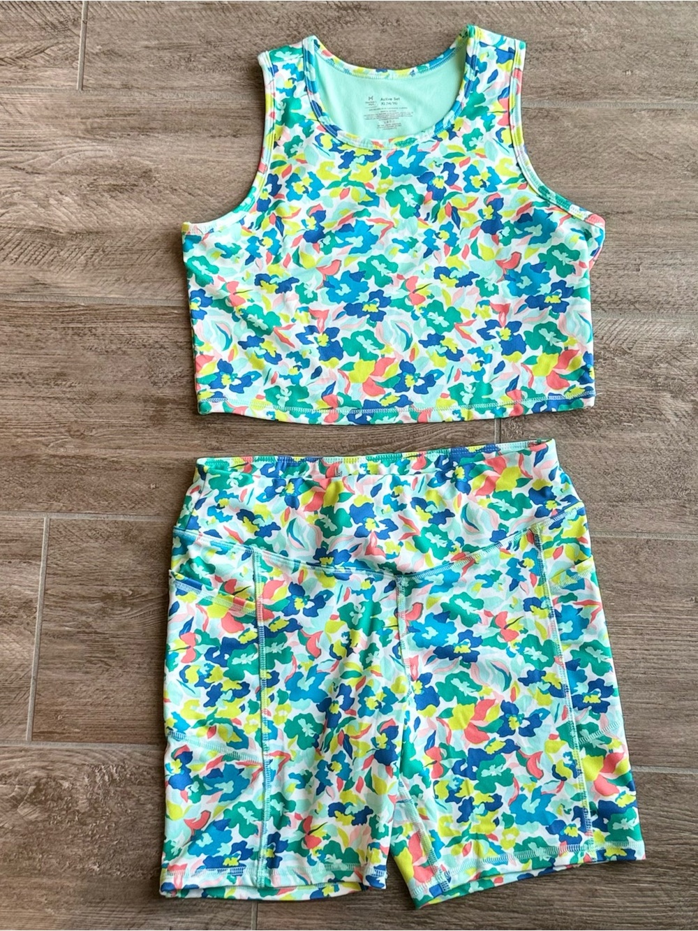 Members Mark Girls XL Colorful Active or Dance Set